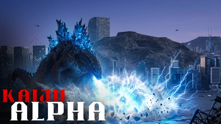 Kaiju Alpha game art and logo